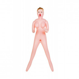 Надувна лялька Hannah блондинка, з реалістичною вагіною і анусом, 160 см – фото