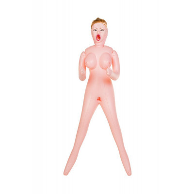 Надувна лялька Hannah блондинка, з реалістичною вагіною і анусом, 160 см (37241) – фото 1