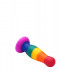 Анальная пробка Dream Toys Pride разноцветная, 10.5 см х 2.8 см (38490) – фото 4