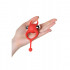 Виброкольцо эрекционное с рожками и хвостиком, красное (39978) – фото 8