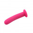 Фаллоимитатор гладкий, насадка на страпон, розовый, силиконовый (40258) – фото 6