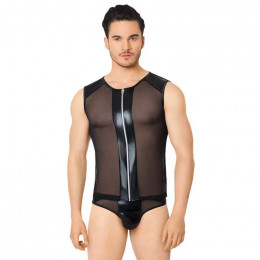 Сексуальный костюм полупрозрачный из трусиков и футболки 2 предмета M/L