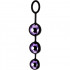 Анальні кульки 3 кулі ABS пластик фіолетові 18,5 см (37078) – фото 7