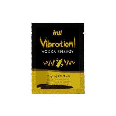 Рідкий вібратор для двох Intt Vibration Vodka, 5 мл (сашет) (38980) – фото 1