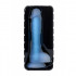 Фаллоимитатор светящийся в темноте прозрачно-голубой, с мощной присоской,  16,5 см (38257) – фото 7