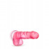 Реалістичний фалоімітатор з присоскою рожевий, 19.6 см х 3.8 см (42027) – фото 4