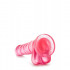 Реалістичний фалоімітатор з присоскою рожевий, 19.6 см х 3.8 см (42027) – фото 3
