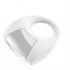 Белое эрекционное кольцо с вибрацией (9832) – фото 3