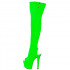Ботфорты зеленые с открыт носком и пяткой 37р (31311) – фото 2