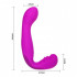 Безремневой страпон с вибрацией Beau фиолетовый 20см диаметр - 4,2 (33773) – фото 4