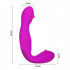 Безремневой страпон фіолетовий з вібрацією Angeld (30744) – фото 3
