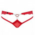 Сексуальные трусики красные с открытой зоной бикини, полупрозрачные L/XL (36302) – фото 15
