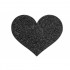 Прикраса для грудей Flash чорне Серце, Bijoux Indiscrets (30417) – фото 4