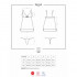 Сексуальная прозрачная сорочка с цветочным кружевом S/M (36001) – фото 16