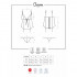 Эротический корсет с атласным бантиком, полупрозрачный Charmea corset & thong  L/XL (35840) – фото 15
