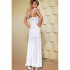 Платье атласное белое удлиненное сзадиFeelia Gown S/M (22103) – фото 2