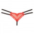 Сексуальные стринги в форме сердца, с двойной резинкой, L/XL (29537) – фото 4