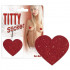 Наклейки на грудь красное сердце Titty Sticker Heart (34057) – фото 2