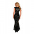 Длинное сексуальное платье на молнии GP DATEX  BLACK, S (31460) – фото 3