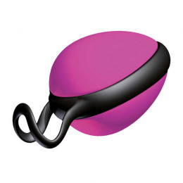 Вагинальный шарик Joyballs Secret, розовый с черным