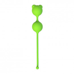 Вагінальні кульки, силікон, зелені – фото