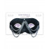 Кружевная маска, декорированная цепями, с лентами для завязывания, черный (40772) – фото 2