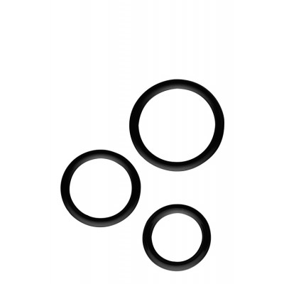 Набор колец, с силикона ALL TIME FAVORITES 3 SILICONE COCKRINGS (40030) – фото 1