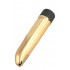 Вібратор дамський пальчик, золото, 12см х 2.5 см (39957) – фото 3