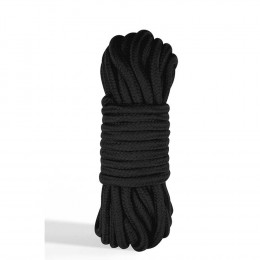 Веревка для шибари и бондажа Bind Love, черная, 10 метров – фото