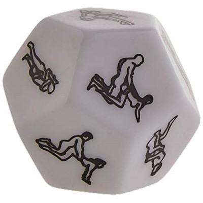 Кубик для сексуальных игр, белый (41575) – фото 1