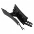 Чорні шкіряні наручники ZADO (S-L) (40445) – фото 4
