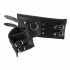 Чорні шкіряні наручники ZADO (S-L) (40445) – фото 3