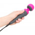 Вібромасажер мікрофон, силіконовий, рожевий з чорним, 19.5 х 4 см (8678) – фото 8