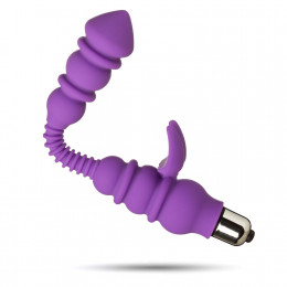 Гнучкий масажер для точки G фіолетовий силікон – фото