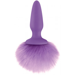 Анальная пробка хвост зайки, Bunny Tails purple – фото