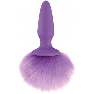 Анальная пробка хвост зайки, Bunny Tails purple (32534) – фото 1