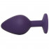 Набор анальных пробок Rianne S фиолетового цвета с камнями, 3 штуки (36244) – фото 5