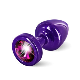 Анальная пробка Diogol ANNI round purple S – фото