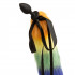 Пробка силикон длинный разноцветный хвост с лентой - секс шоп (33088) – фото 5