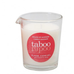 Масажна свічка з солодким квітковим ароматом Taboo