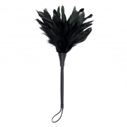 Метелочка с перьям черная  – фото