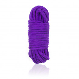Веревка для шибари фиолетовая 10 м. 