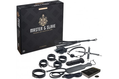 БДСМ набір з завданнями Master & Slave BDSM Kit, Black