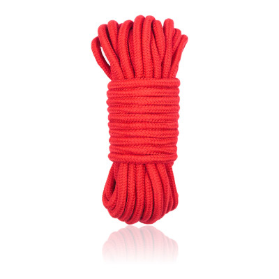 Веревка для шибари красная 10м.  (33096) – фото 1