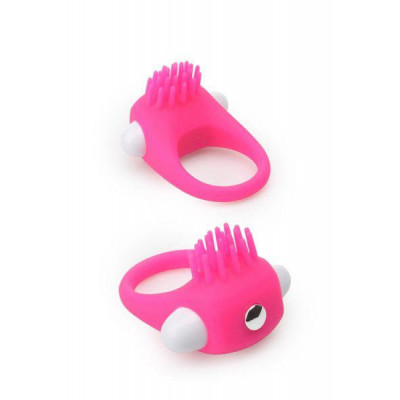 Эрекционное кольцо с усиками розовое (33066) – фото 1