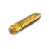 Вібратор міні з загостреним кінчиком BAILE Mini vive, золотистий, 10 х 1.7 см (216791) – фото 3