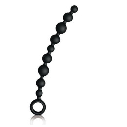 Анальний ланцюжок Joy Division Joyballs anal wave, чорний, 29.8 см – фото