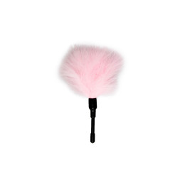 Пушок розовый на короткой ручке Easytoys Tickler, розовый, 17 см