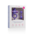 Анальная цепочка с эрекционным вибро кольцом Easytoys Triple Pleasure, фиолетовая, 29 см (214218) – фото 2