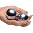 Вагинальные шарики большие, металлические Orgasm Balls, металлик, 5 см, 280 г (216384) – фото 2